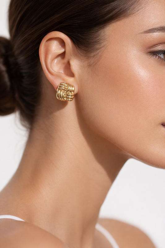 Square earrings